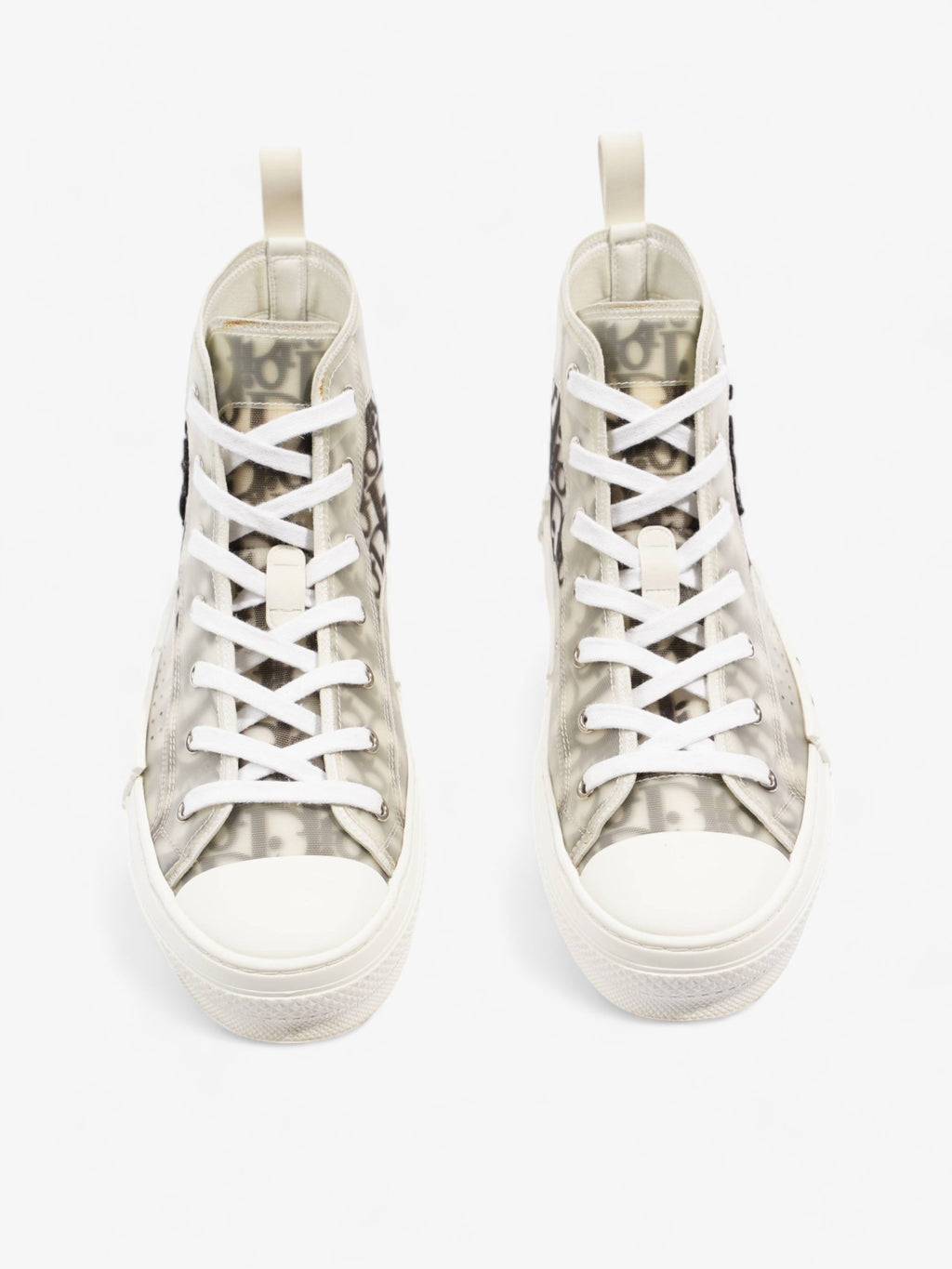 Christian Dior Stussy B23 High-tops White / Grey Oblique Canvas EU 41.5 UK 7.5