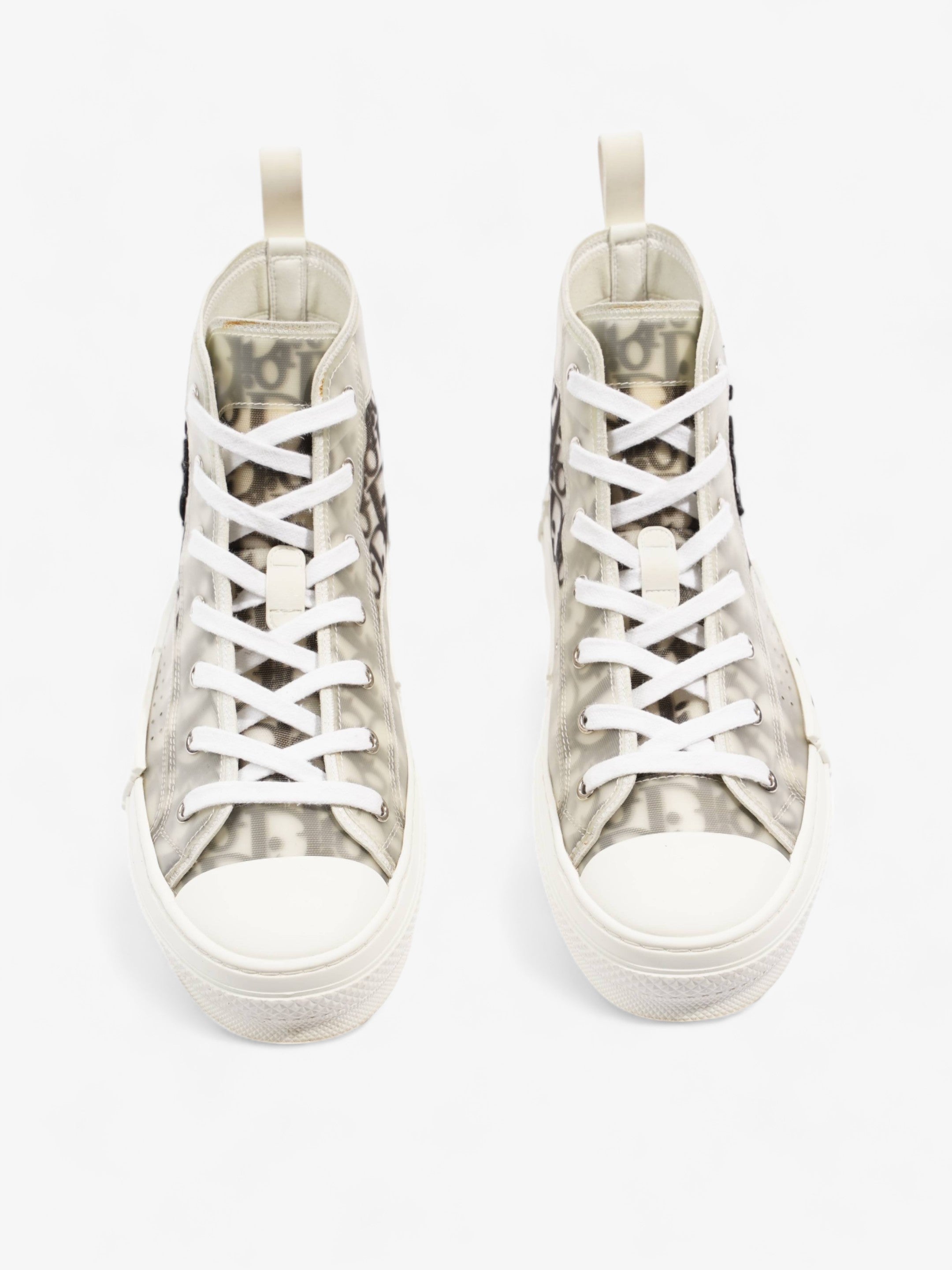 Christian Dior Stussy B23 High-tops White / Grey Oblique Canvas EU 41.5 UK 7.5