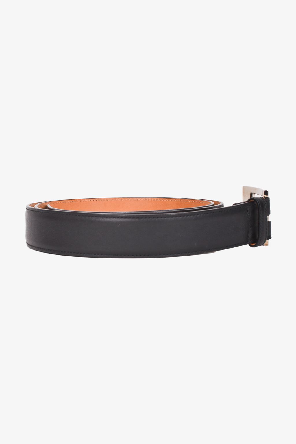 Gianni Versace Couture Black Leather Belt Size 40/100