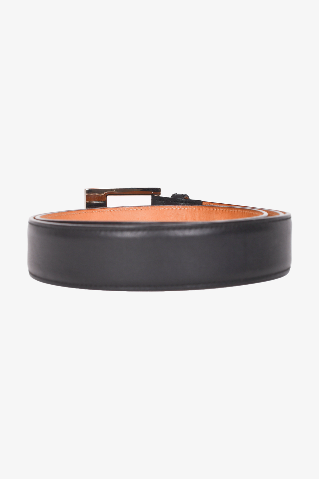 Gianni Versace Couture Black Leather Belt Size 40/100