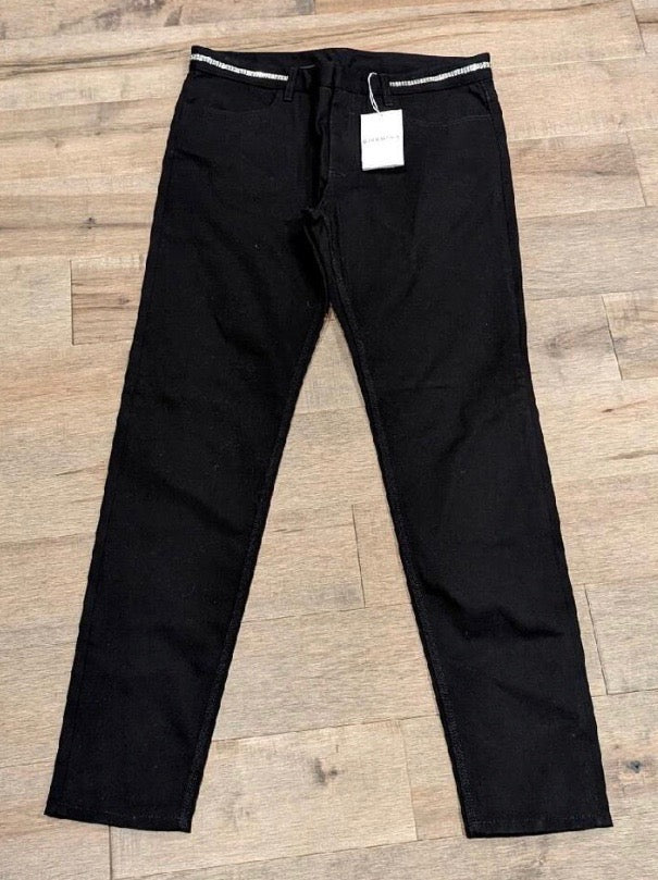 GIVENCHY MEN'S 4G WAIST SLIM FIT DENIM JEANS