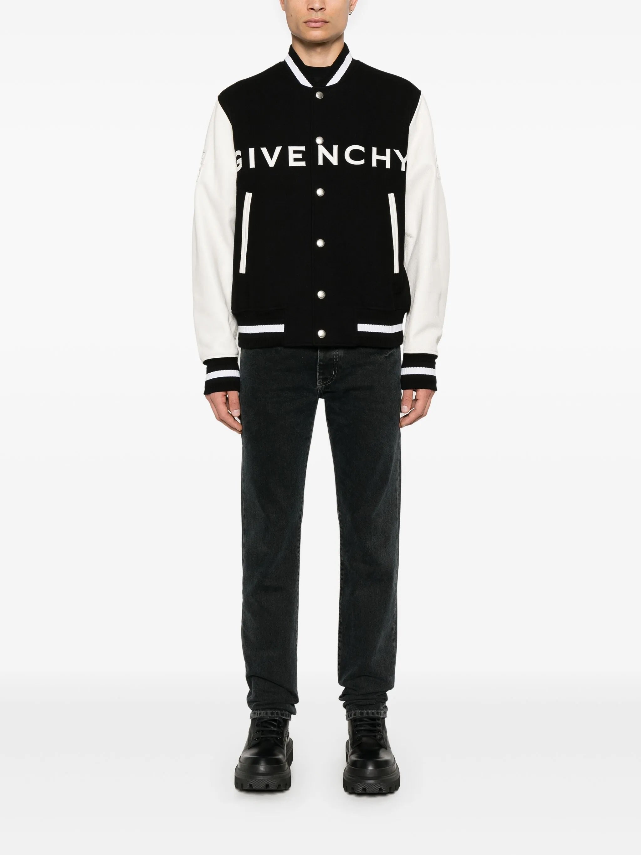 GIVENCHY LOGO VARSITY JACKET