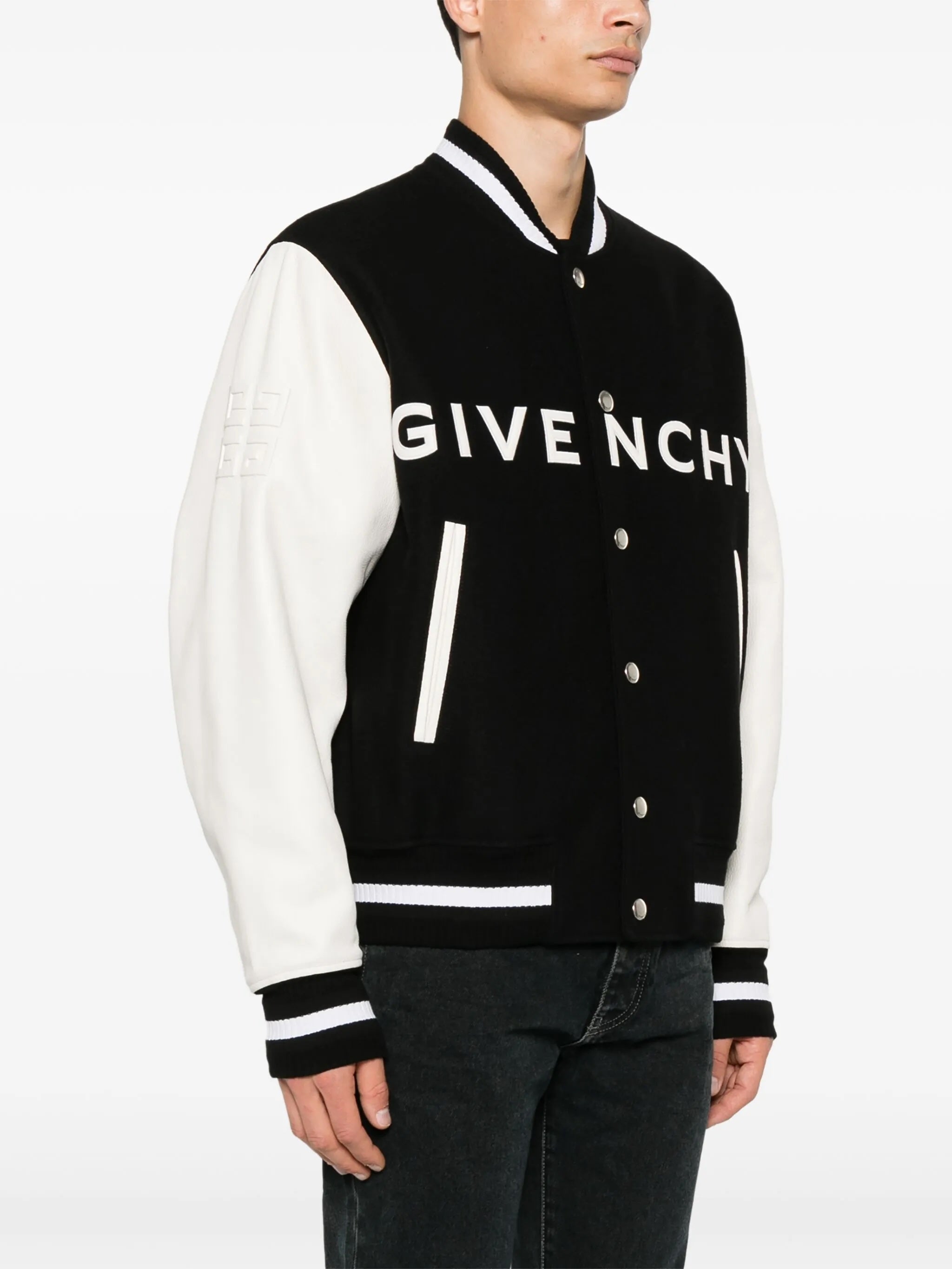 GIVENCHY LOGO VARSITY JACKET
