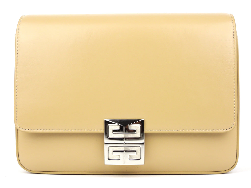 Givenchy Beige Cappuccino Smooth Box Calf 4G Shoulder Bag