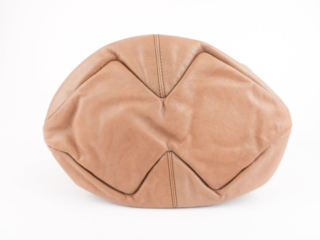 Givenchy Beige and Red Leather Tinhan Hobo Bag