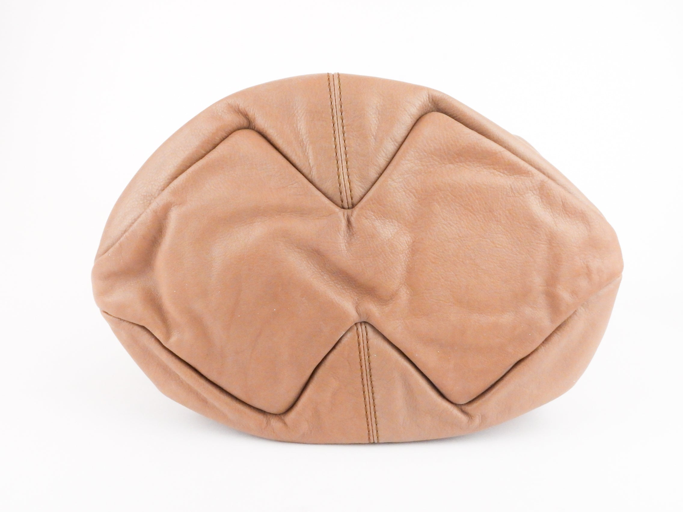Givenchy Beige and Red Leather Tinhan Hobo Bag