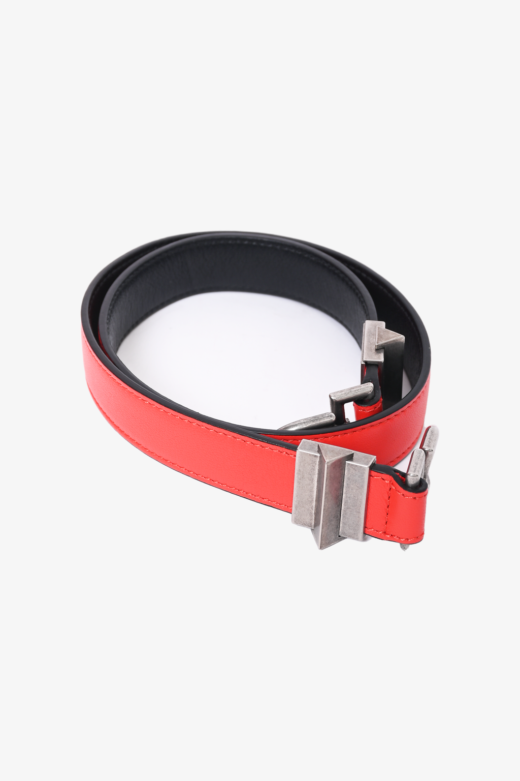 Givenchy Red Perforated Leather Small Antigona Top Handle