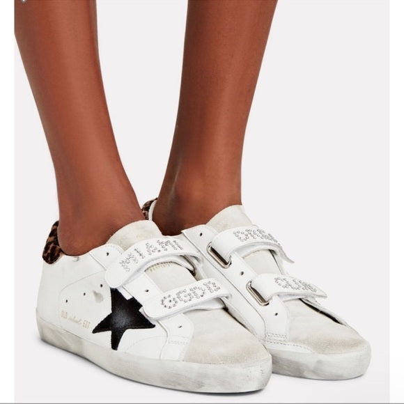 GOLDEN GOOSE OLD SCHOOL CRYSTAL MIAMI DREAM CLUB SNEAKERS