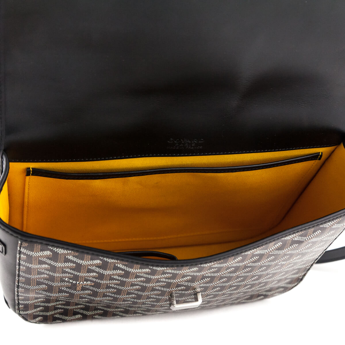 Goyard Black Goyardine Belvedere II MM Messenger Bag
