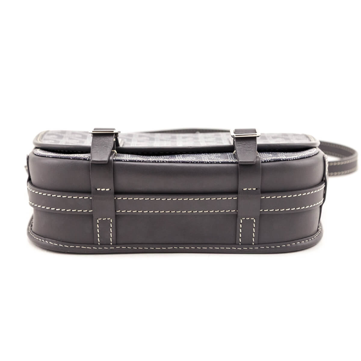 Goyard Grey Goyardine Belvedere PM Messenger Bag