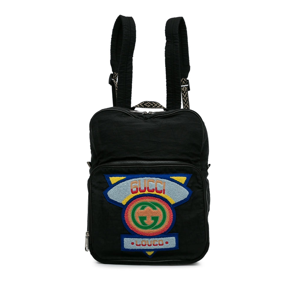 Gucci 80's Patch Backpack (SHG-uAJOdY)