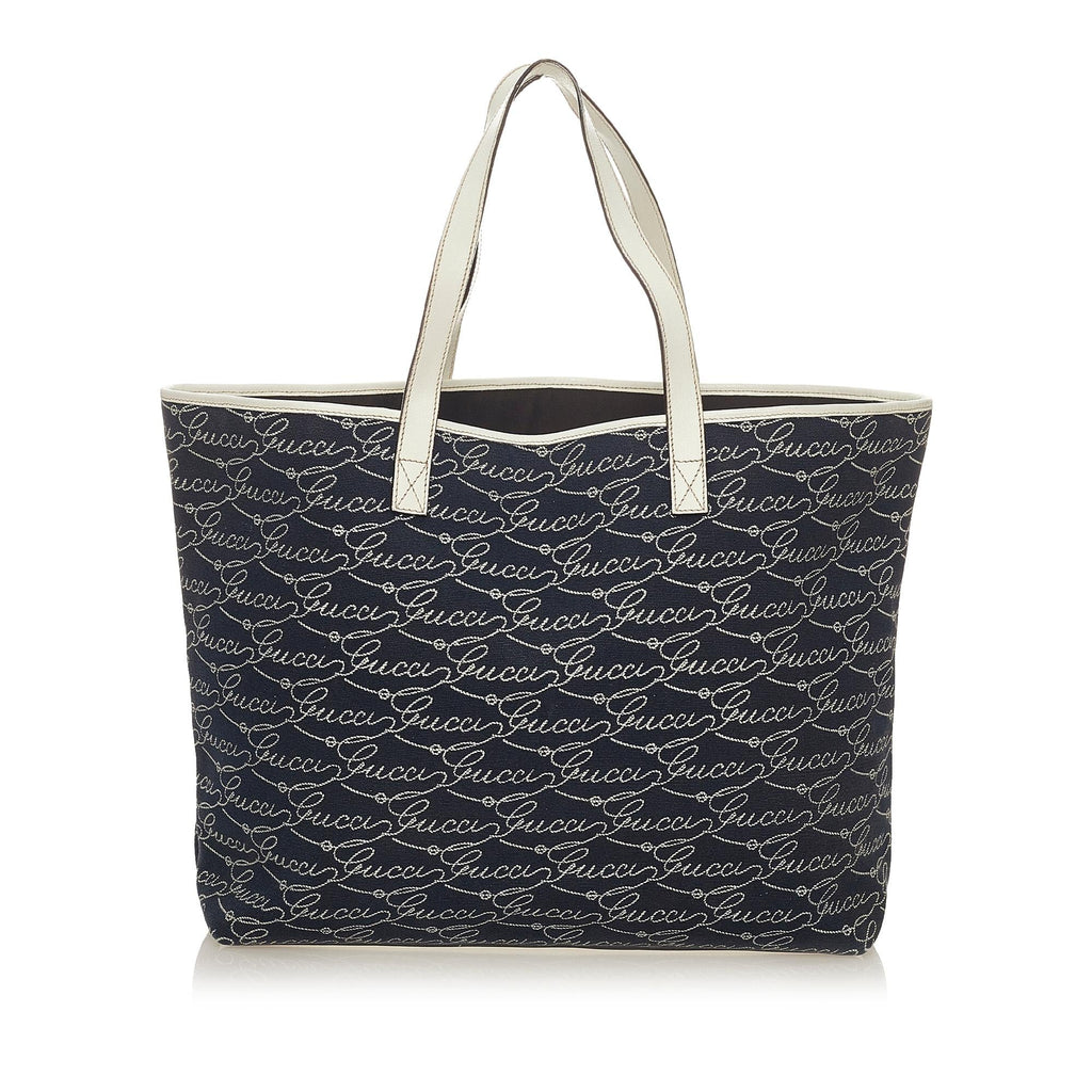 Gucci 85th Anniversary Canvas Tote Bag (SHG-27952)