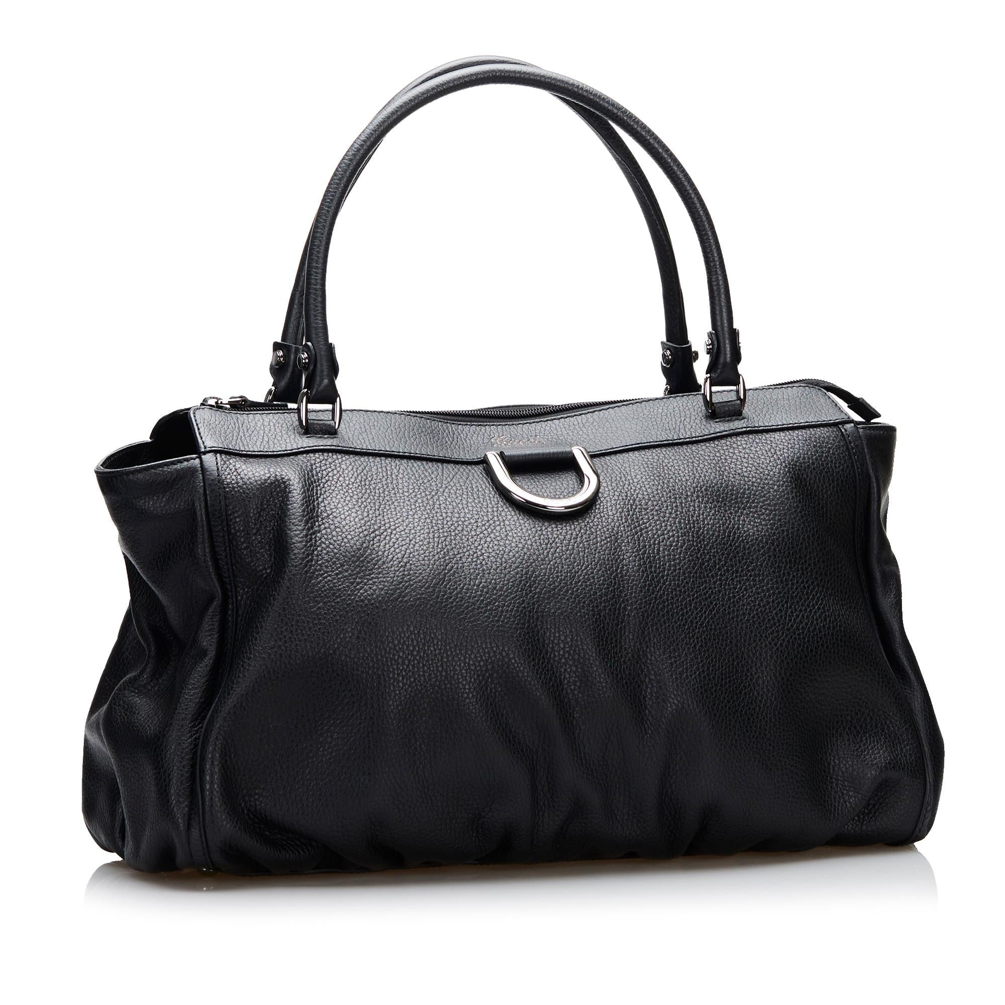 Gucci Abbey D-Ring Leather Handbag (SHG-ZhBXOb)