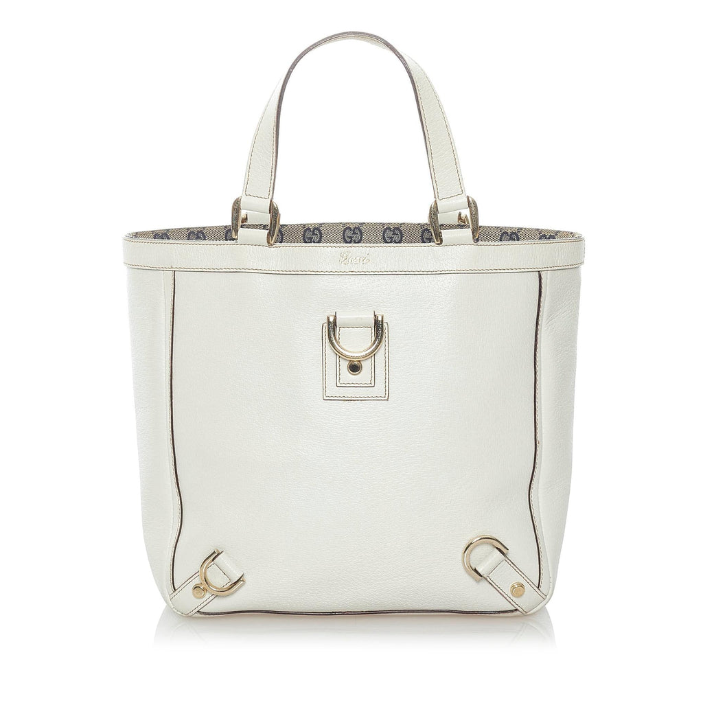 Gucci Abbey-D Ring Leather Tote (SHG-37761)