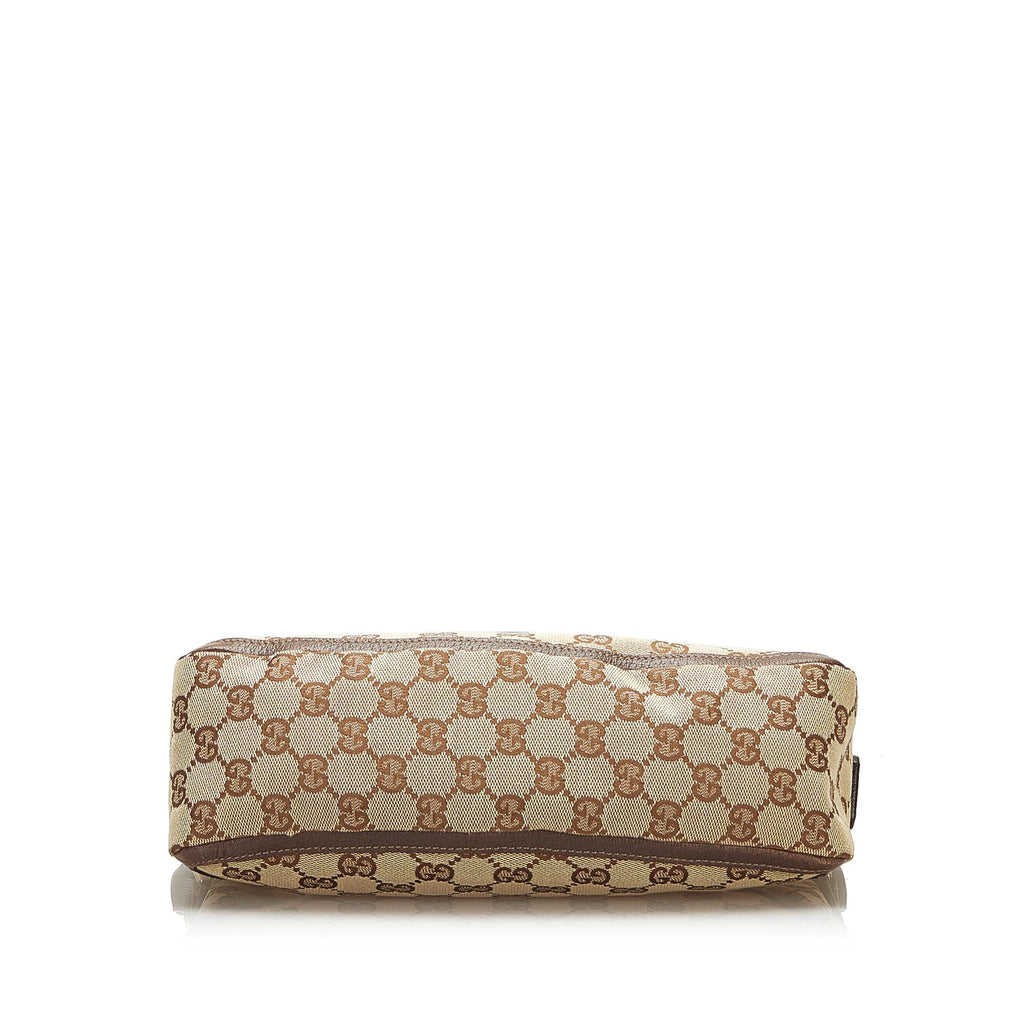 Gucci Abbey GG Canvas Baguette (SHG-35505)