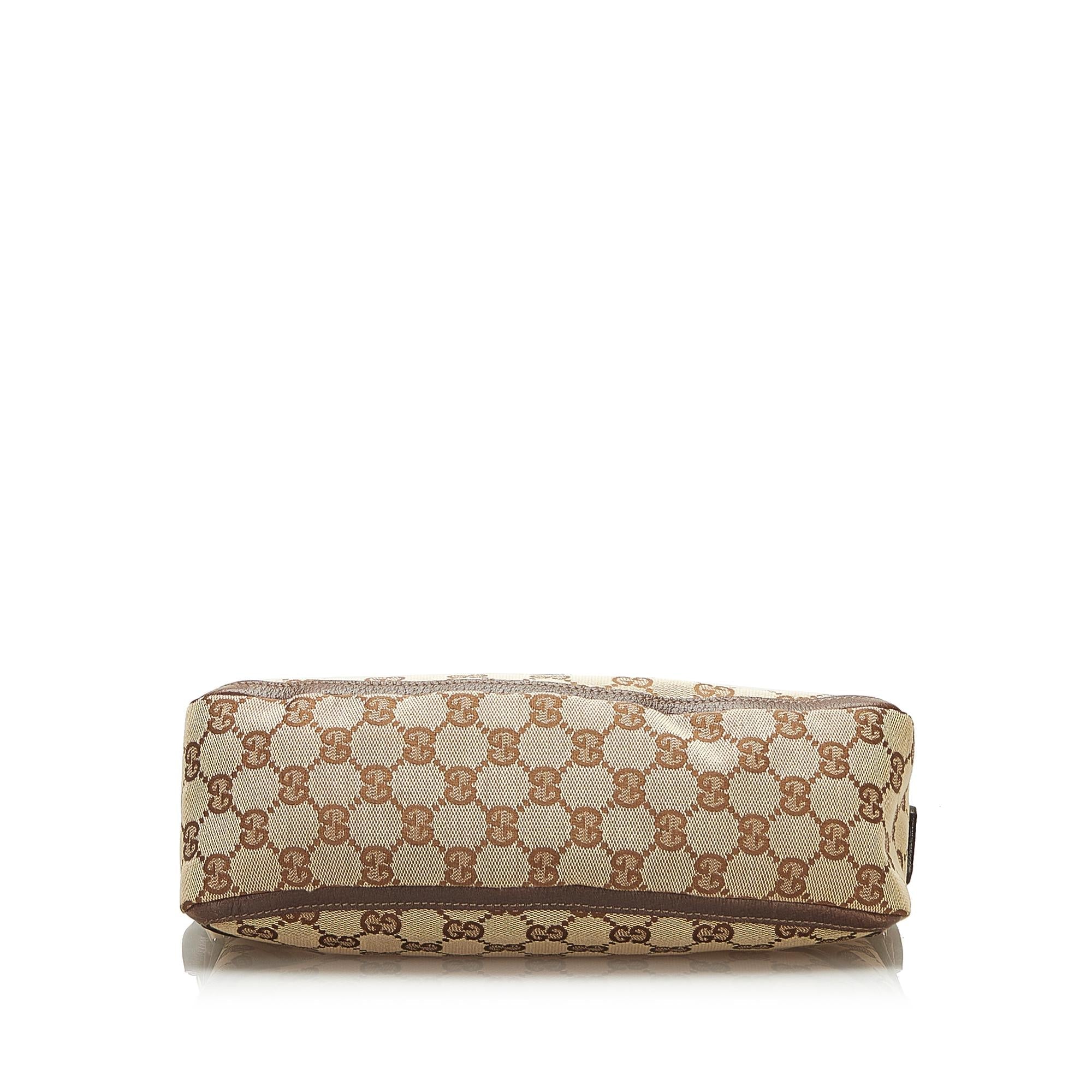 Gucci Abbey GG Canvas Baguette (SHG-35505)