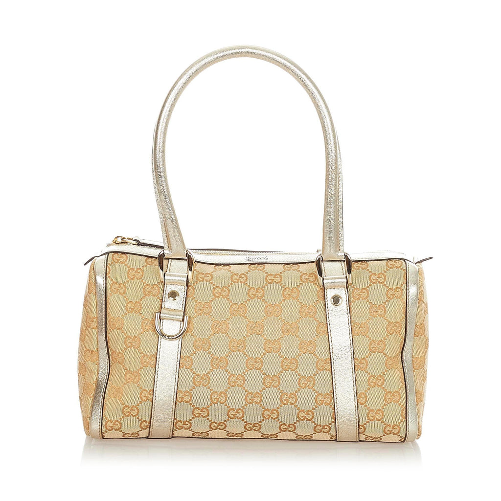 Gucci Abbey GG Canvas Boston Bag (SHG-31972)