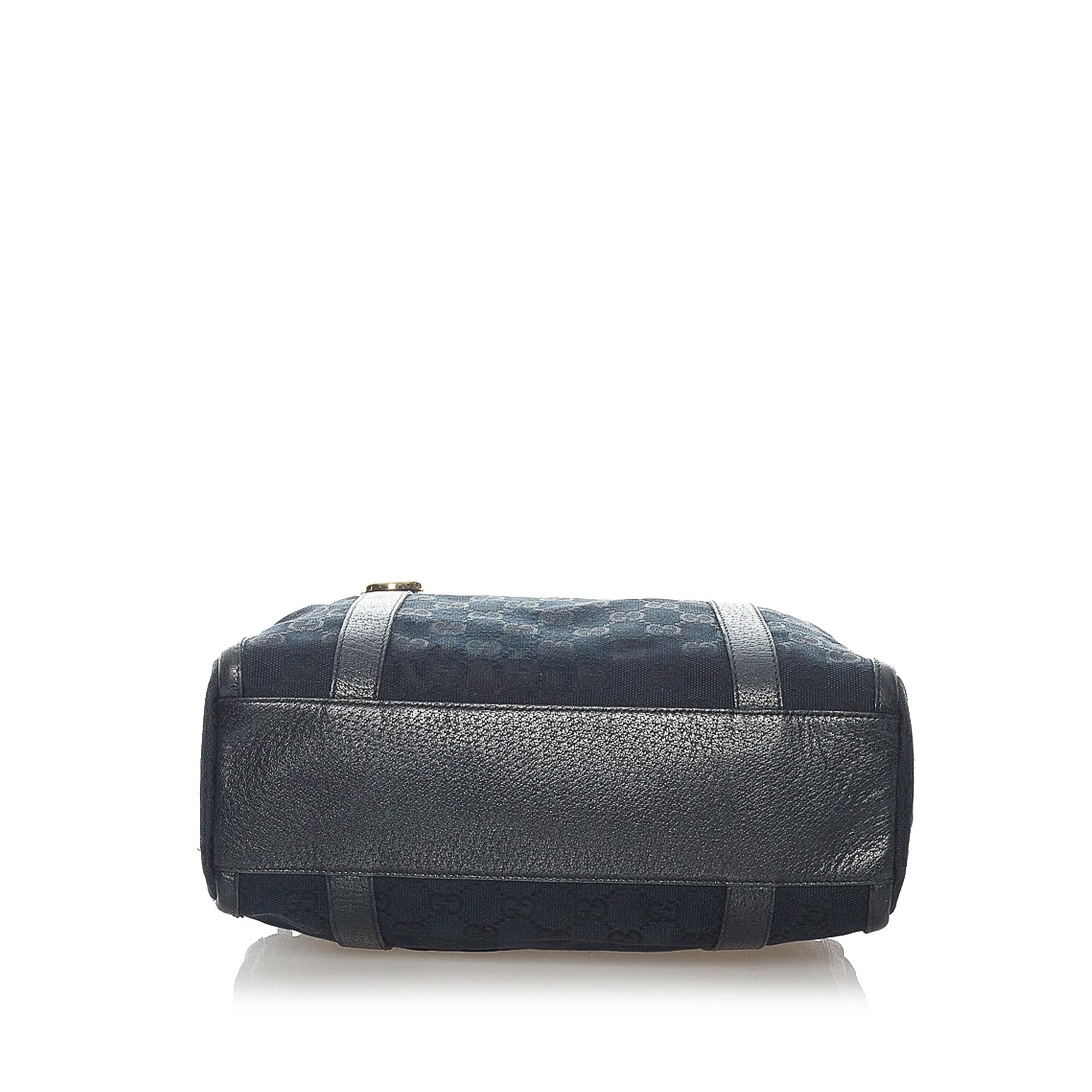 Gucci Abbey GG Canvas Boston Bag (SHG-32698)
