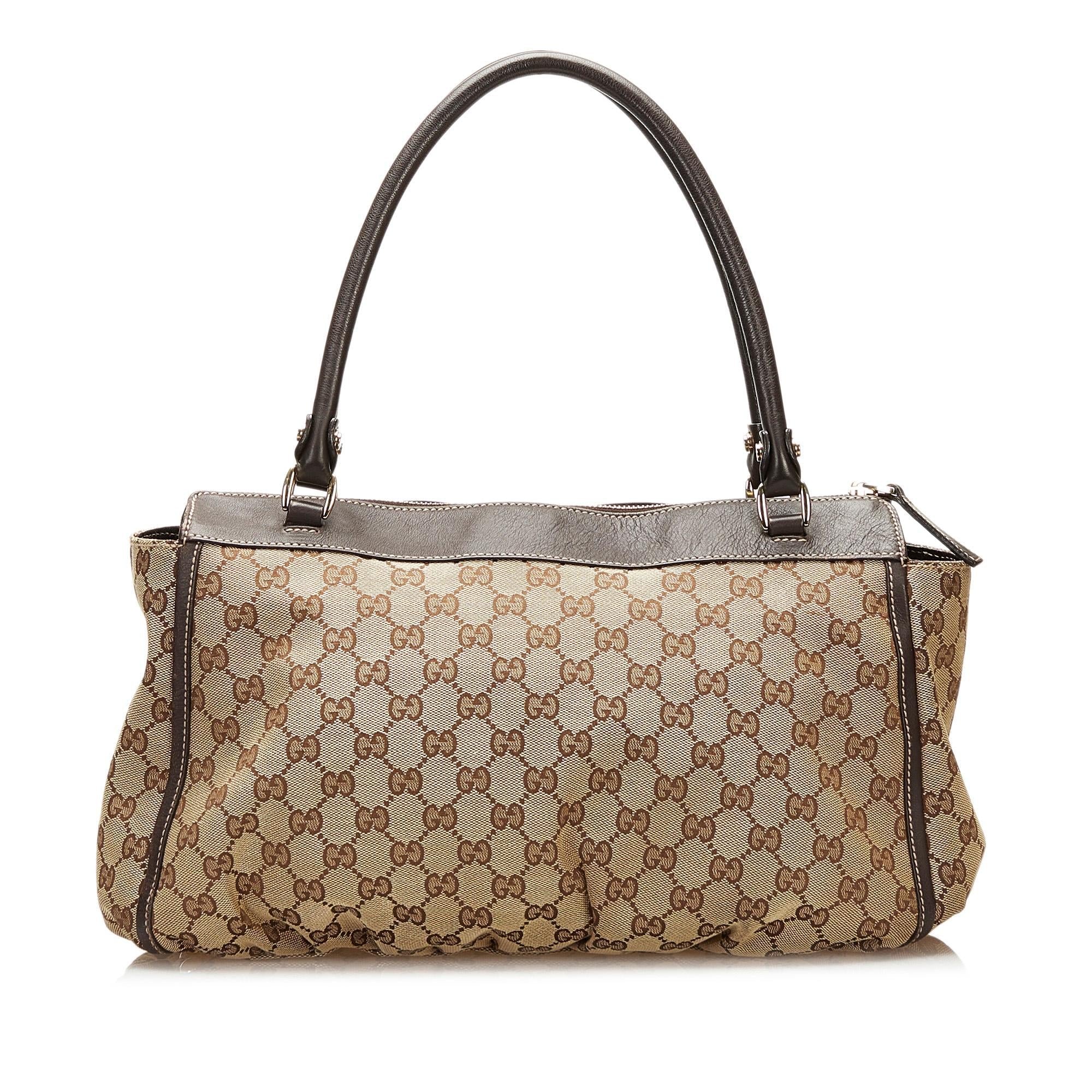 Gucci Abbey GG Canvas Shoulder Bag (SHG-35422)