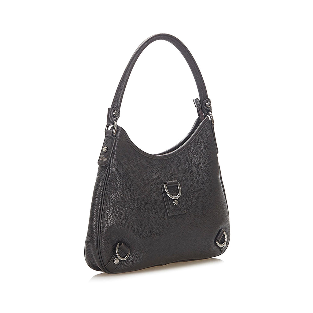 Gucci Abbey Leather Shoulder Bag (SHG-37759)
