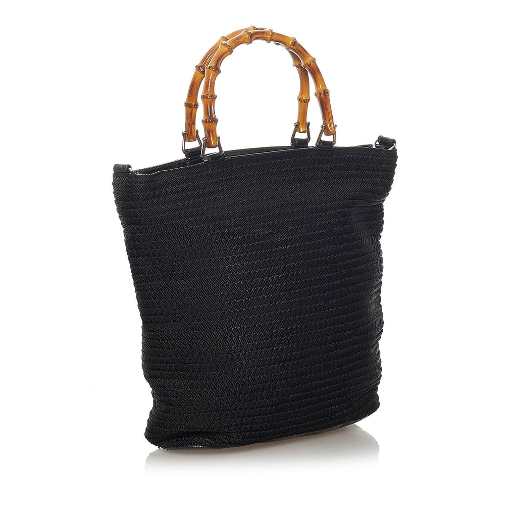 Gucci Bamboo Canvas Tote Bag (SHG-37601)