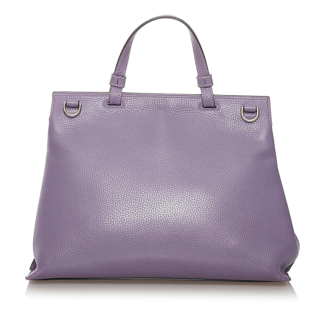 Gucci Bamboo Daily Leather Satchel (SHG-29042)