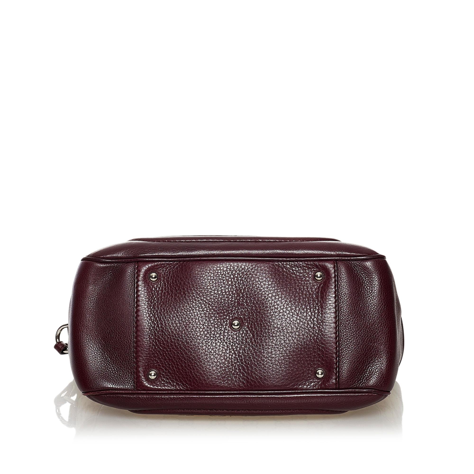 Gucci Bamboo GG Canvas Tassel Tote Bag (SHG-34793)