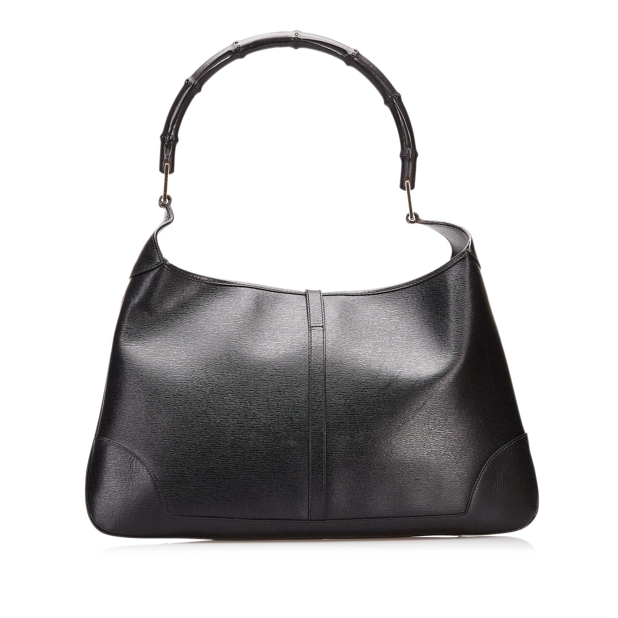 Gucci Bamboo Jackie Leather Shoulder Bag (SHG-35484)