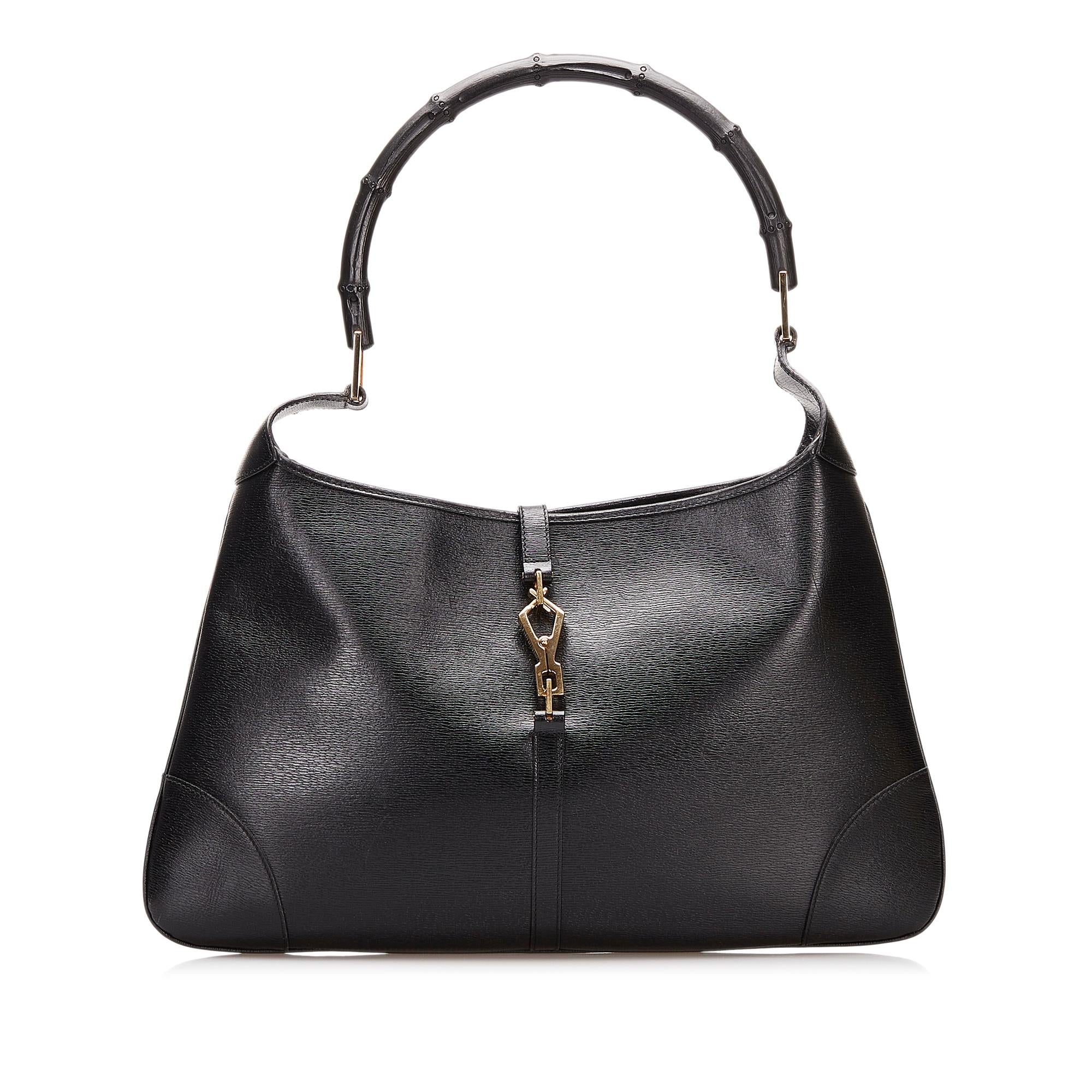 Gucci Bamboo Jackie Leather Shoulder Bag (SHG-35484)