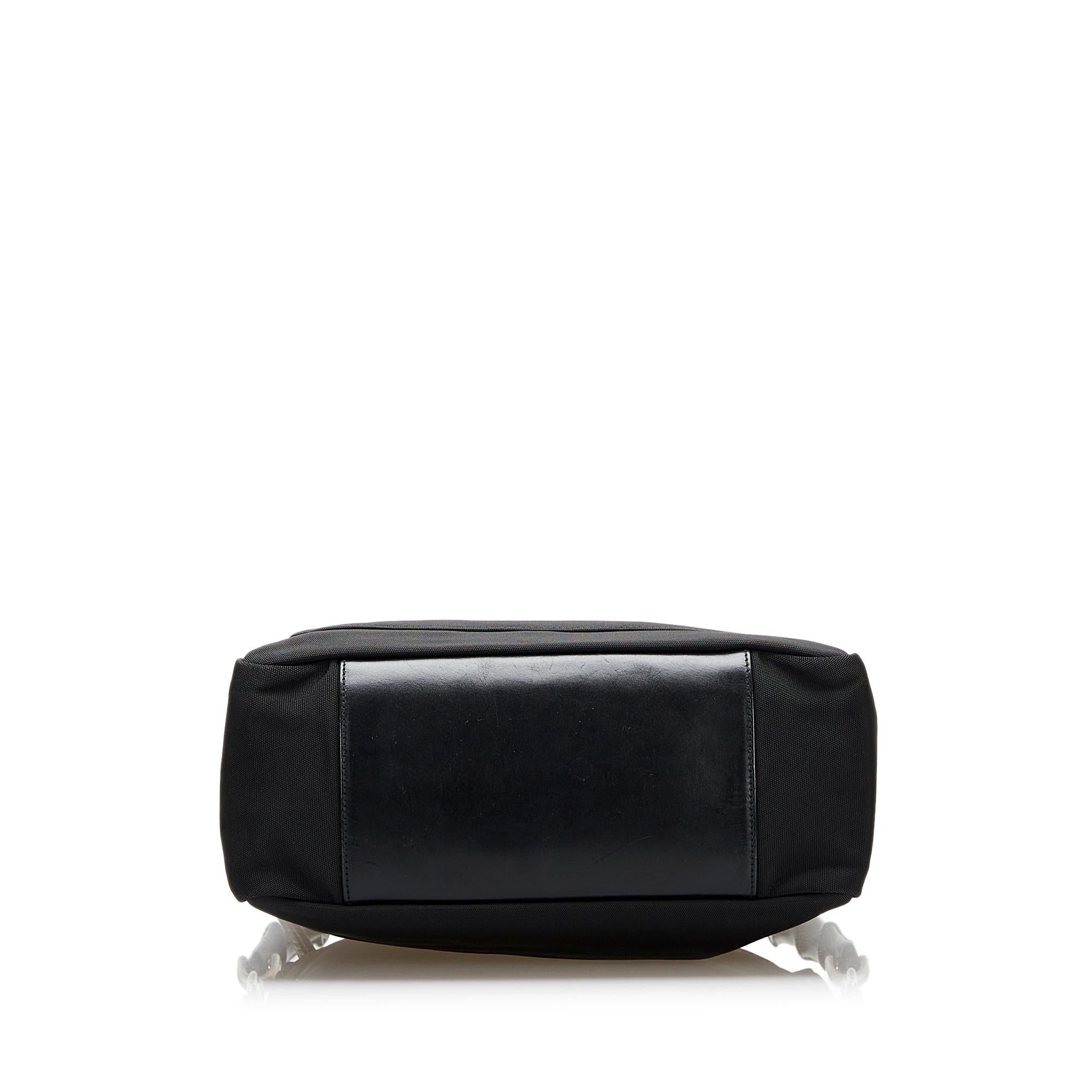 Gucci Bamboo Nylon Satchel (SHG-36702)