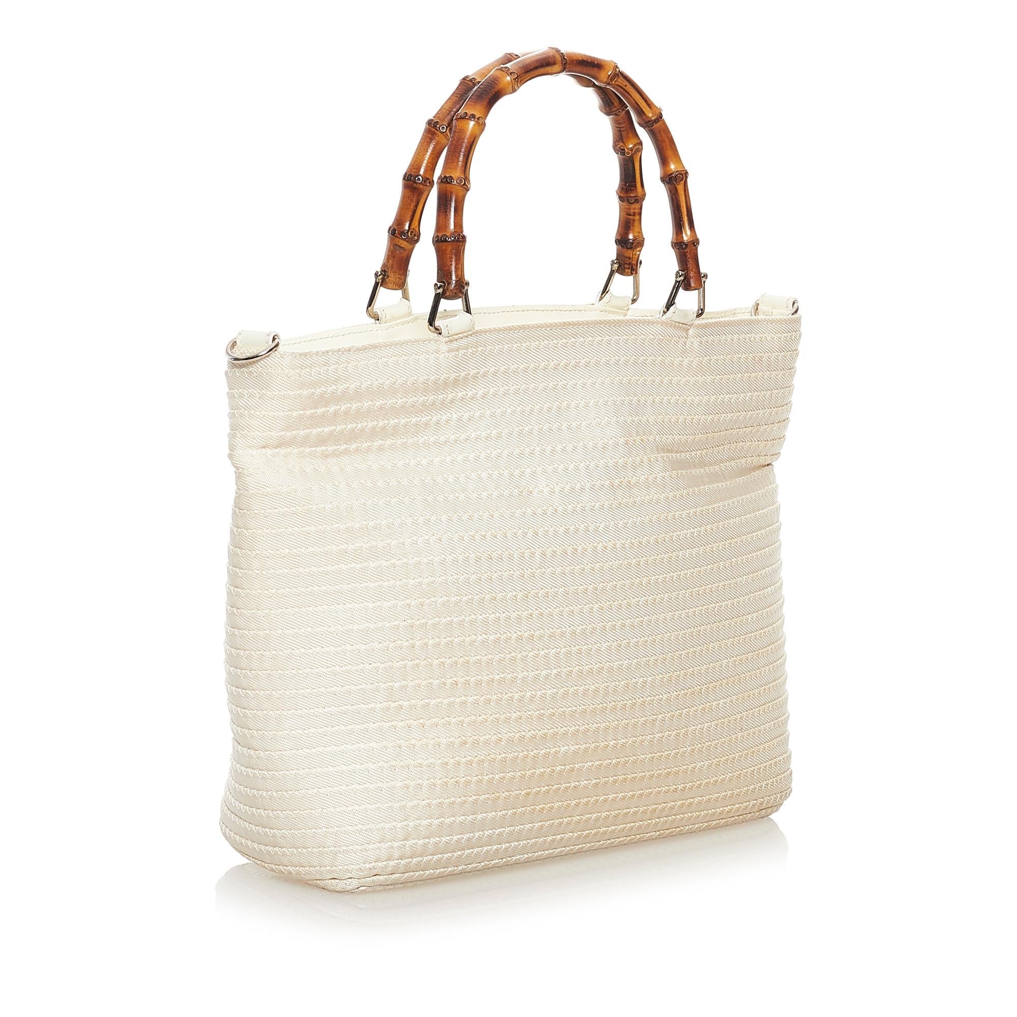 Gucci Bamboo Nylon Tote Bag (SHG-32735)