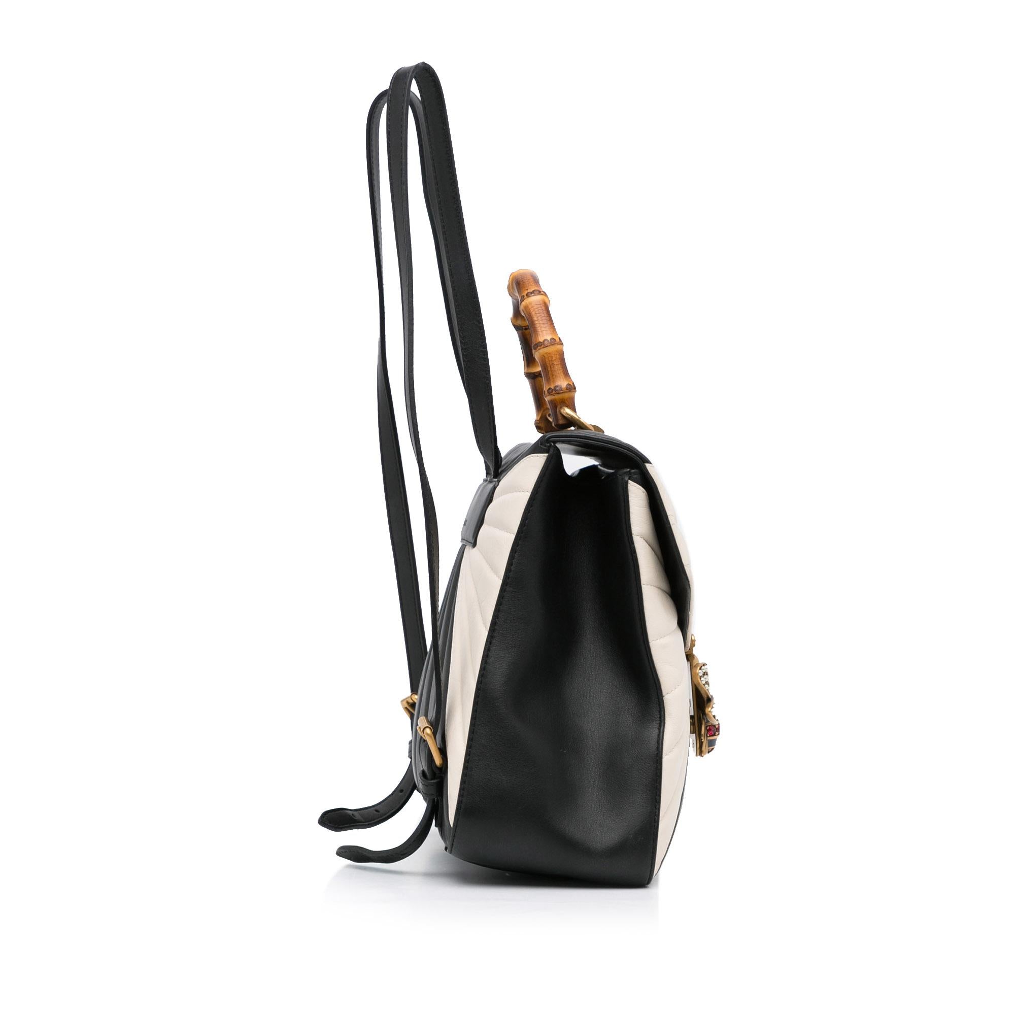 Gucci Bamboo Queen Margaret Backpack (SHG-05phTC)