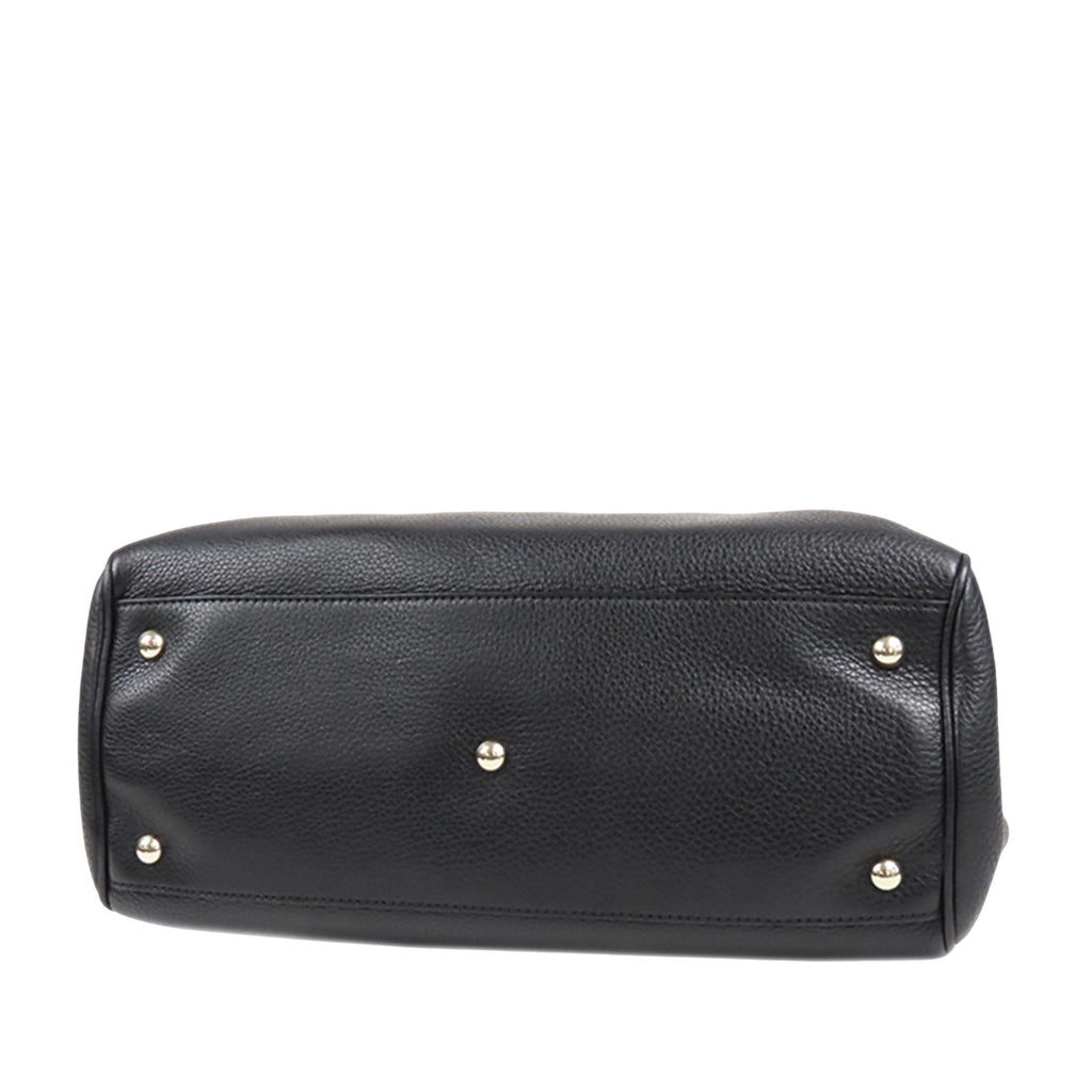 Gucci Bamboo Shopper Leather Satchel (SHG-34958)