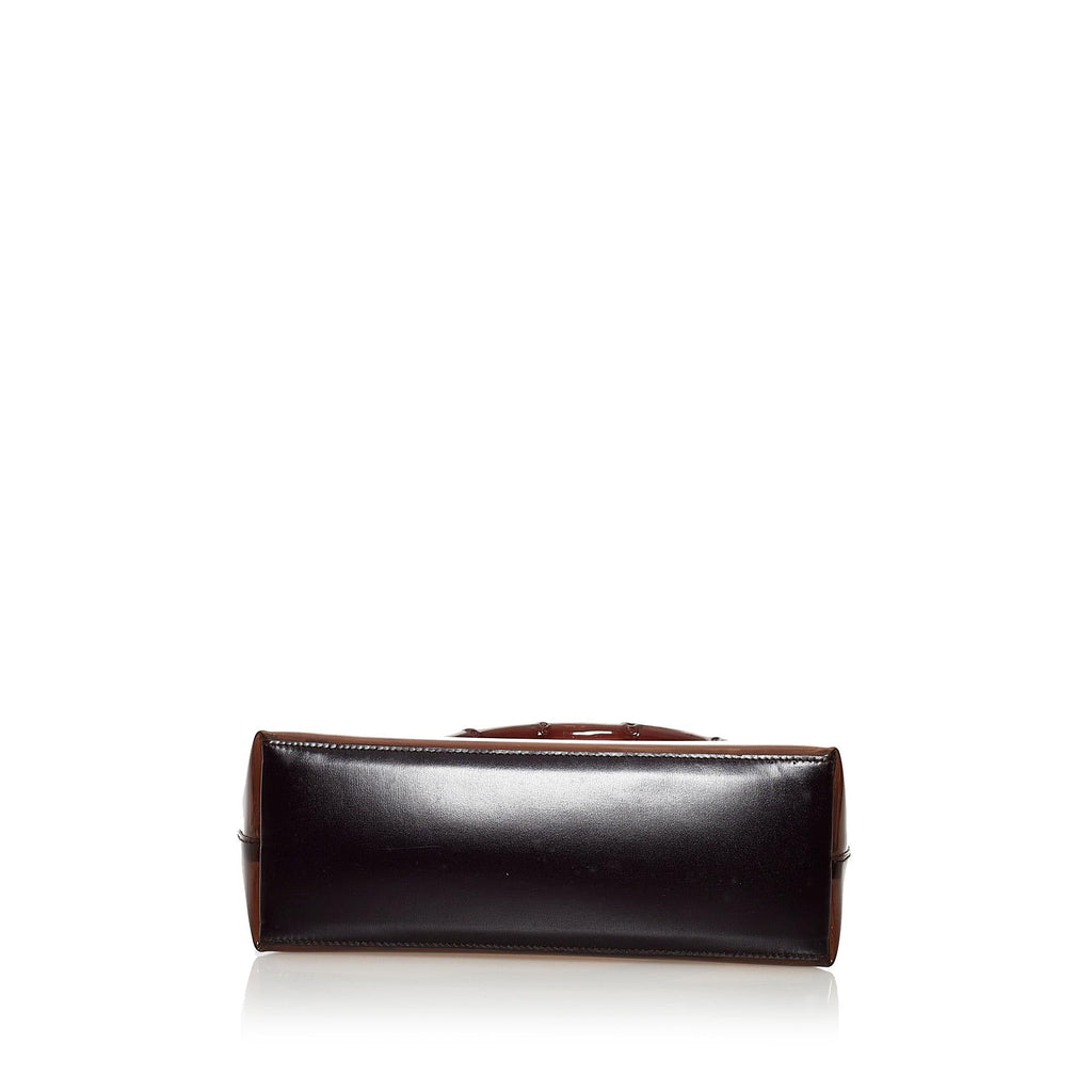 Gucci Bamboo Vinyl Handbag (SHG-32288)