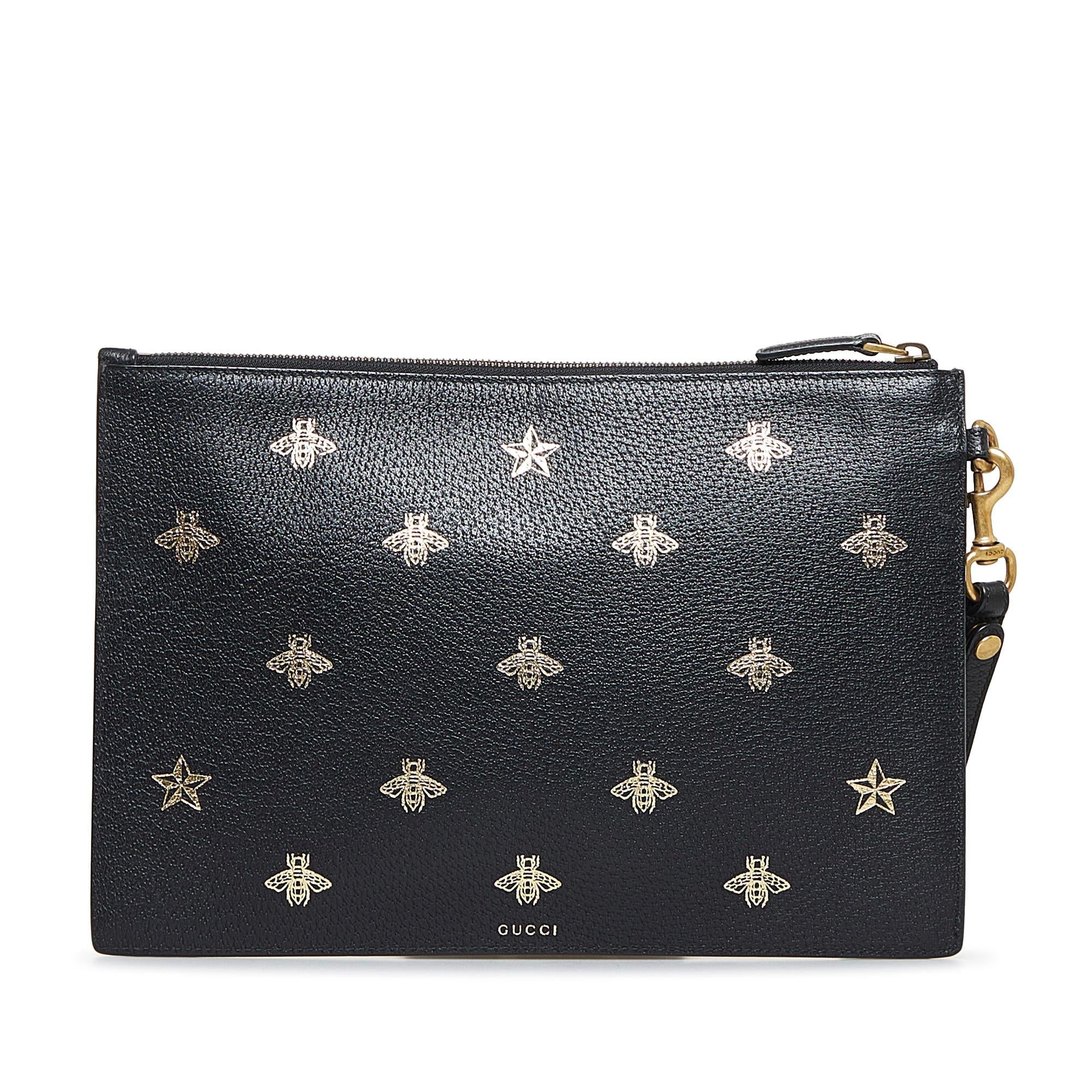 Gucci Bee Star Clutch (SHG-nCln2z)