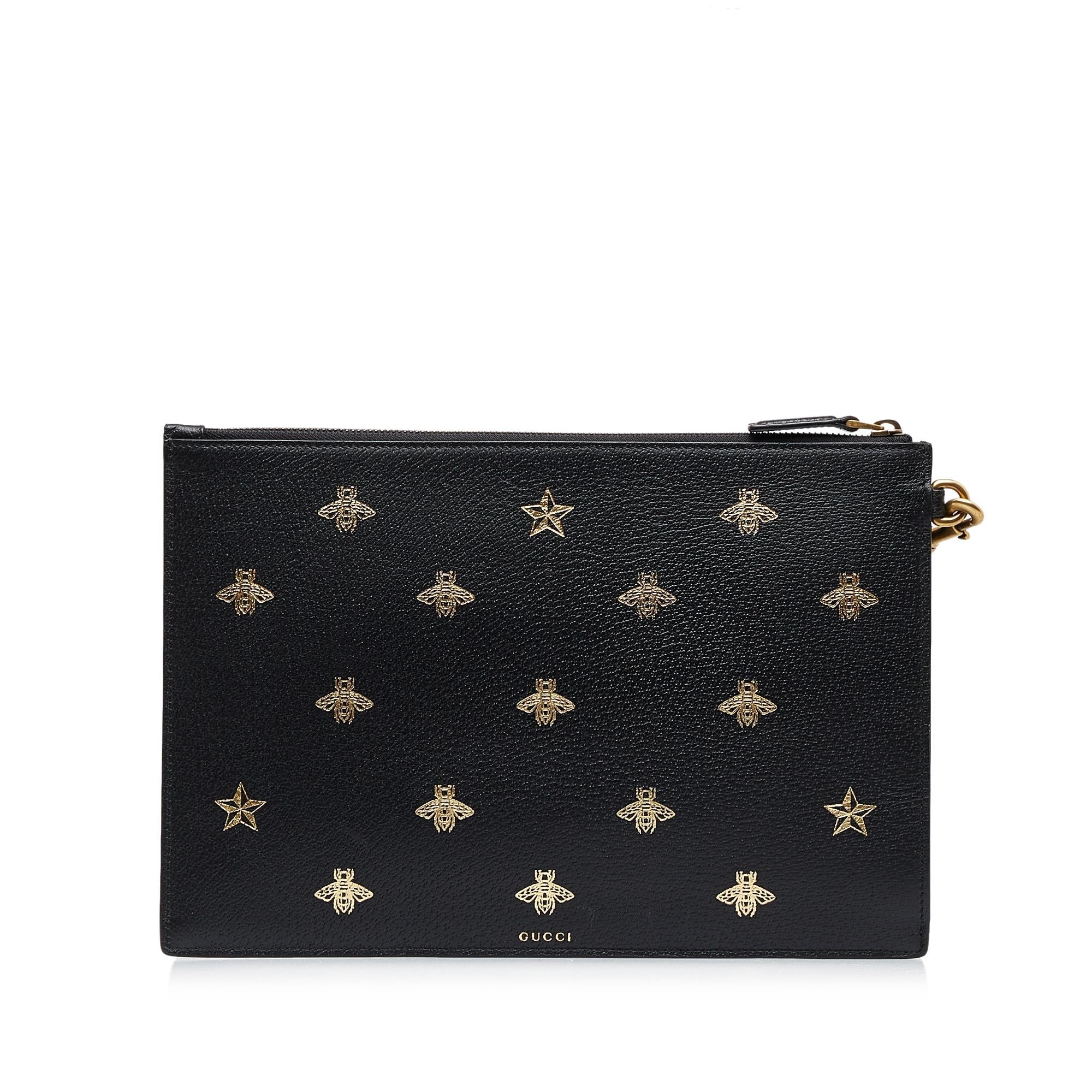 Gucci Bee Star Clutch (SHG-AF5WVQ)