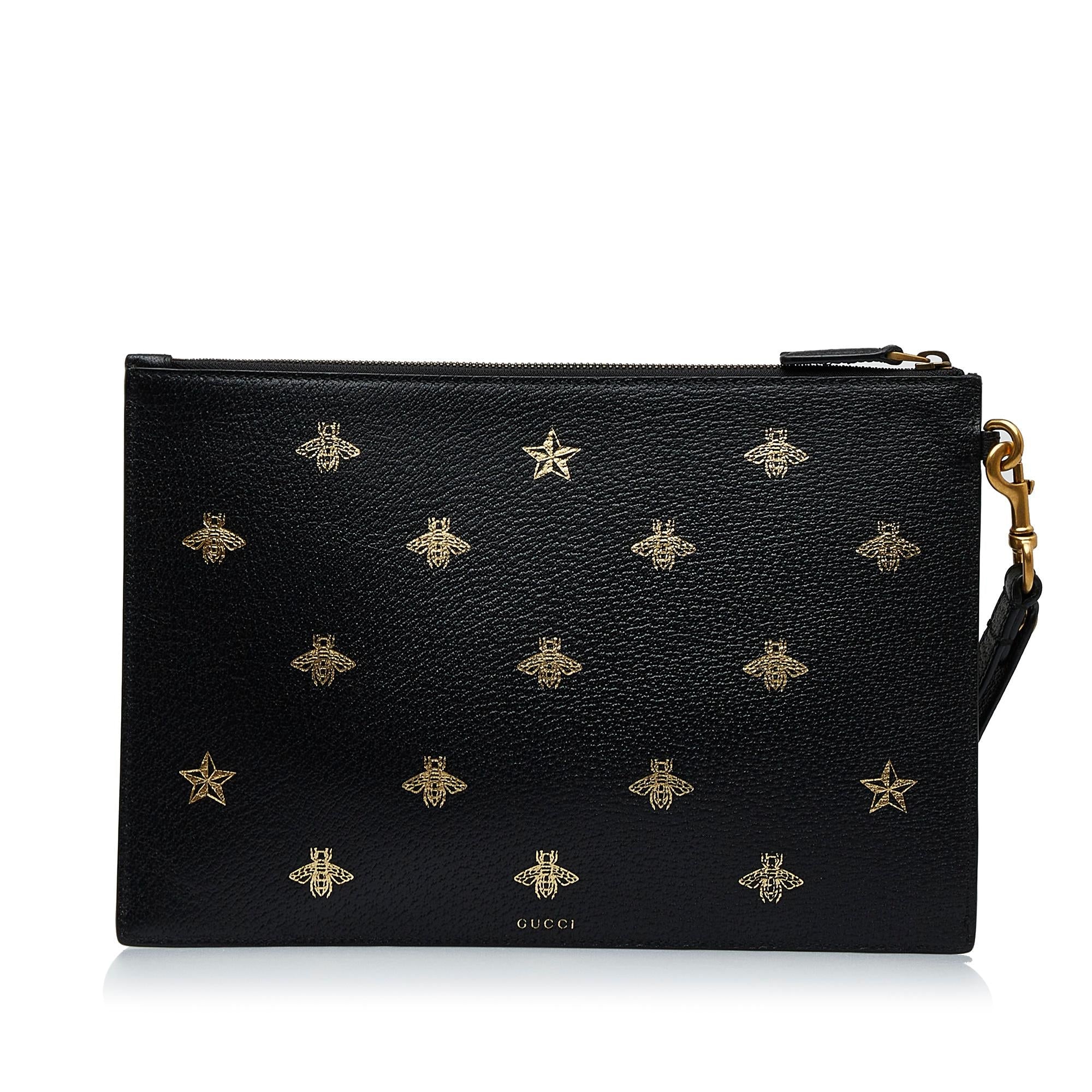 Gucci Bee Star Clutch (SHG-zhsY2F)