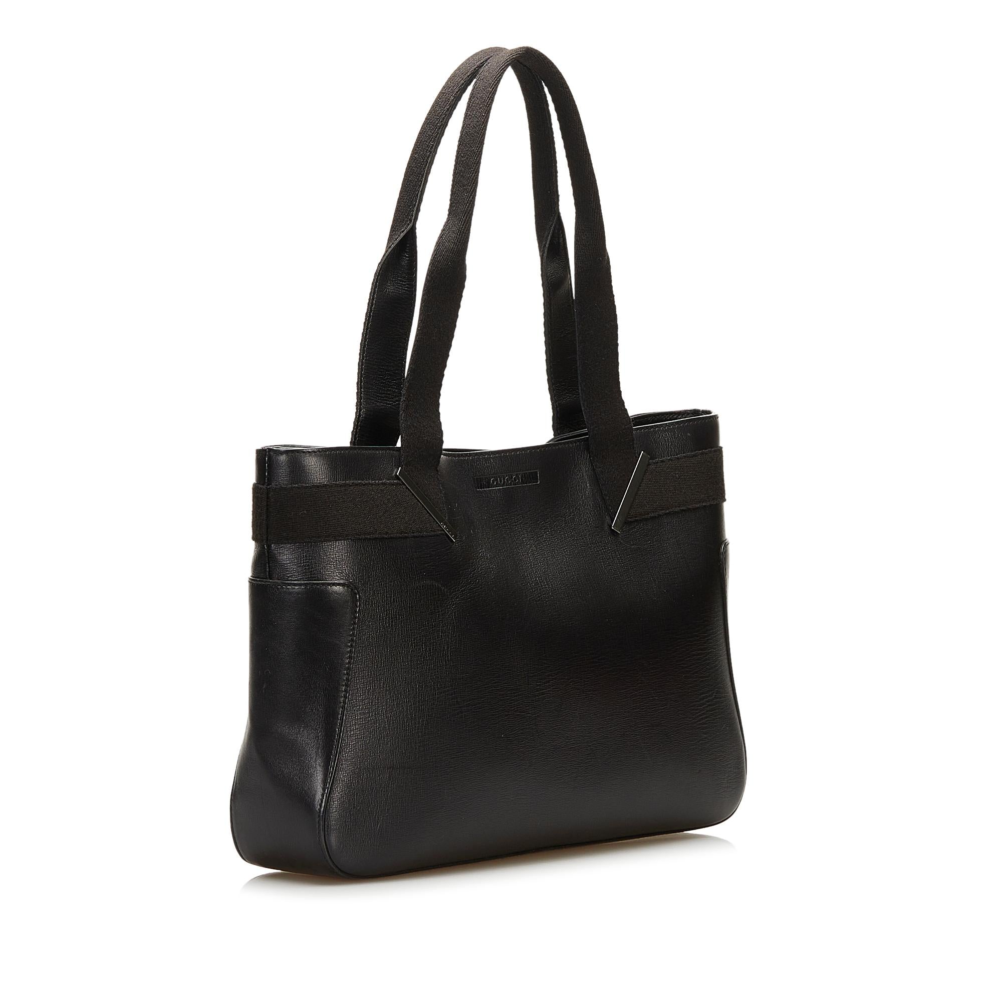 Gucci Calf Leather Tote (SHG-35952)