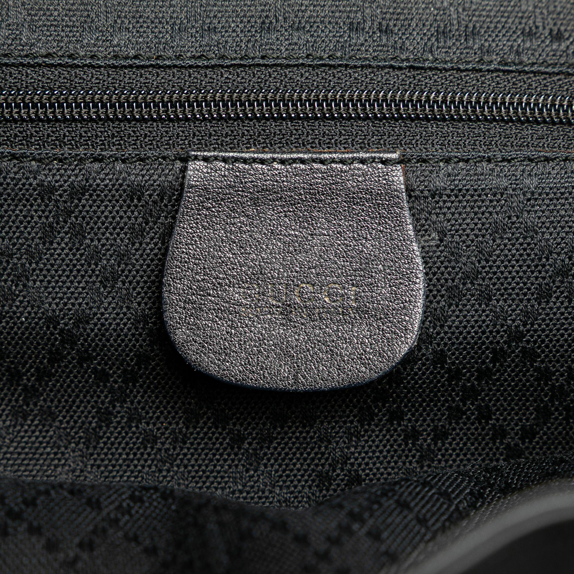 Gucci Calfskin Bamboo Drawstring Backpack