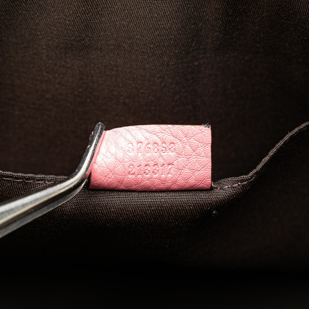 Gucci Calfskin Bamboo Tassel Clutch