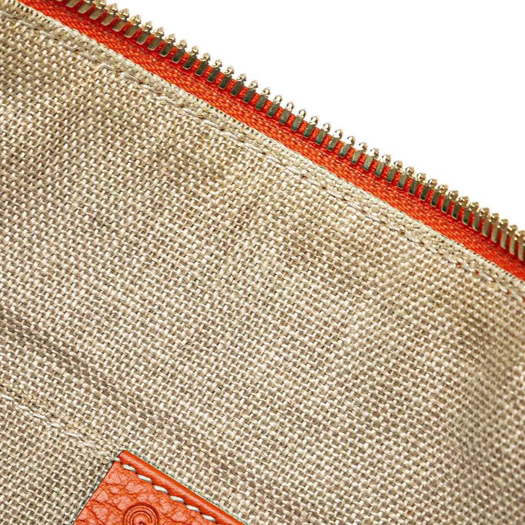 Gucci Calfskin Bamboo Tassel Clutch