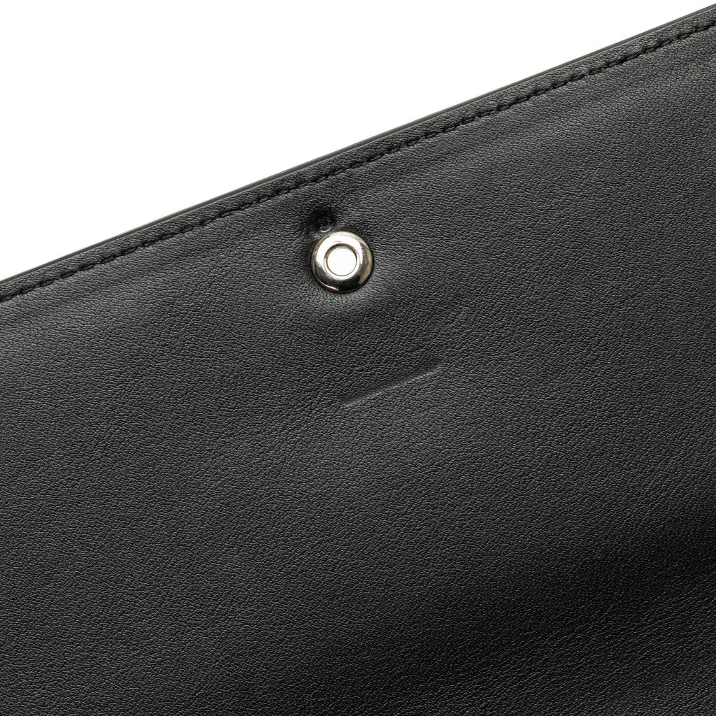 Gucci Calfskin Crystals Broadway Clutch