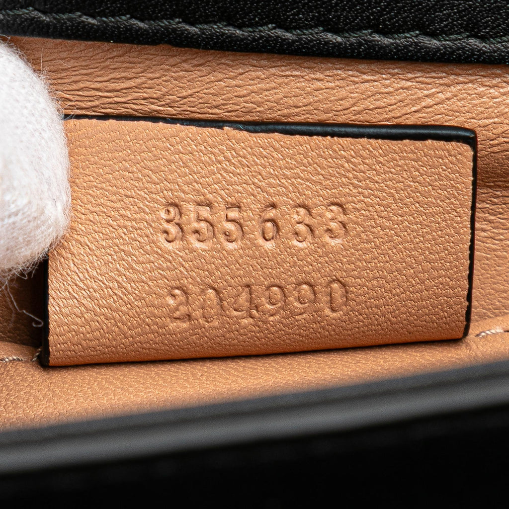 Gucci Calfskin Crystals Broadway Clutch