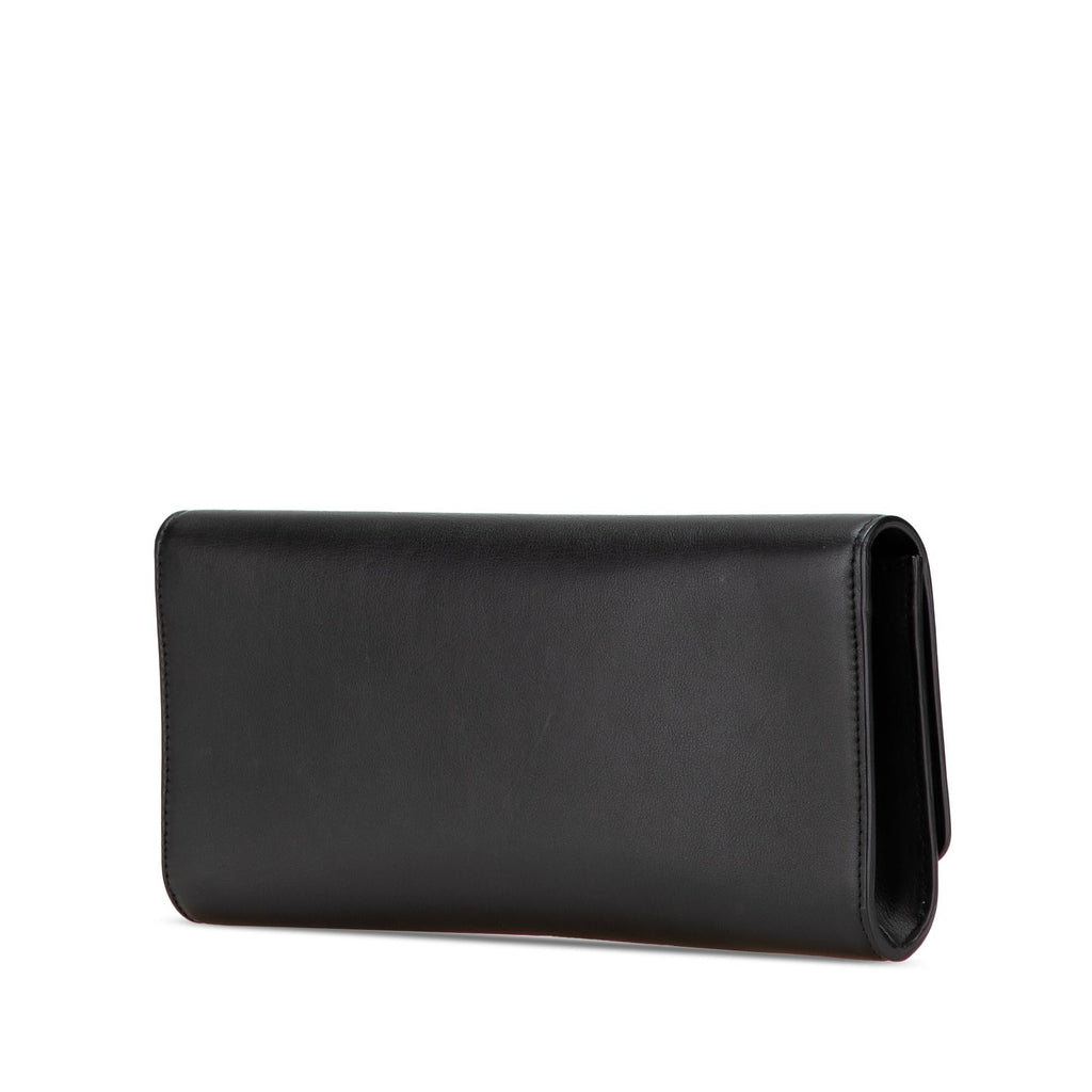Gucci Calfskin Crystals Broadway Clutch