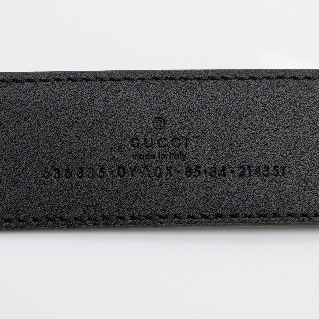 Gucci Calfskin Interlocking G Belt - Size 34 / 85 (SHF-bk2WGV)