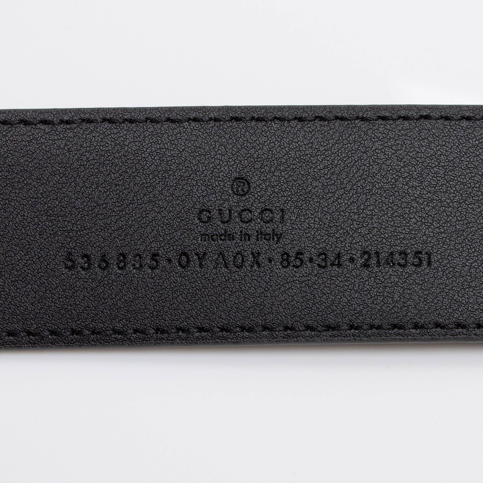 Gucci Calfskin Interlocking G Belt - Size 34 / 85 (SHF-bk2WGV)