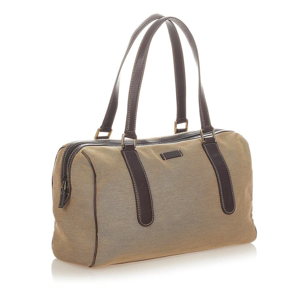 Gucci Canvas Boston Bag (SHG-31833)