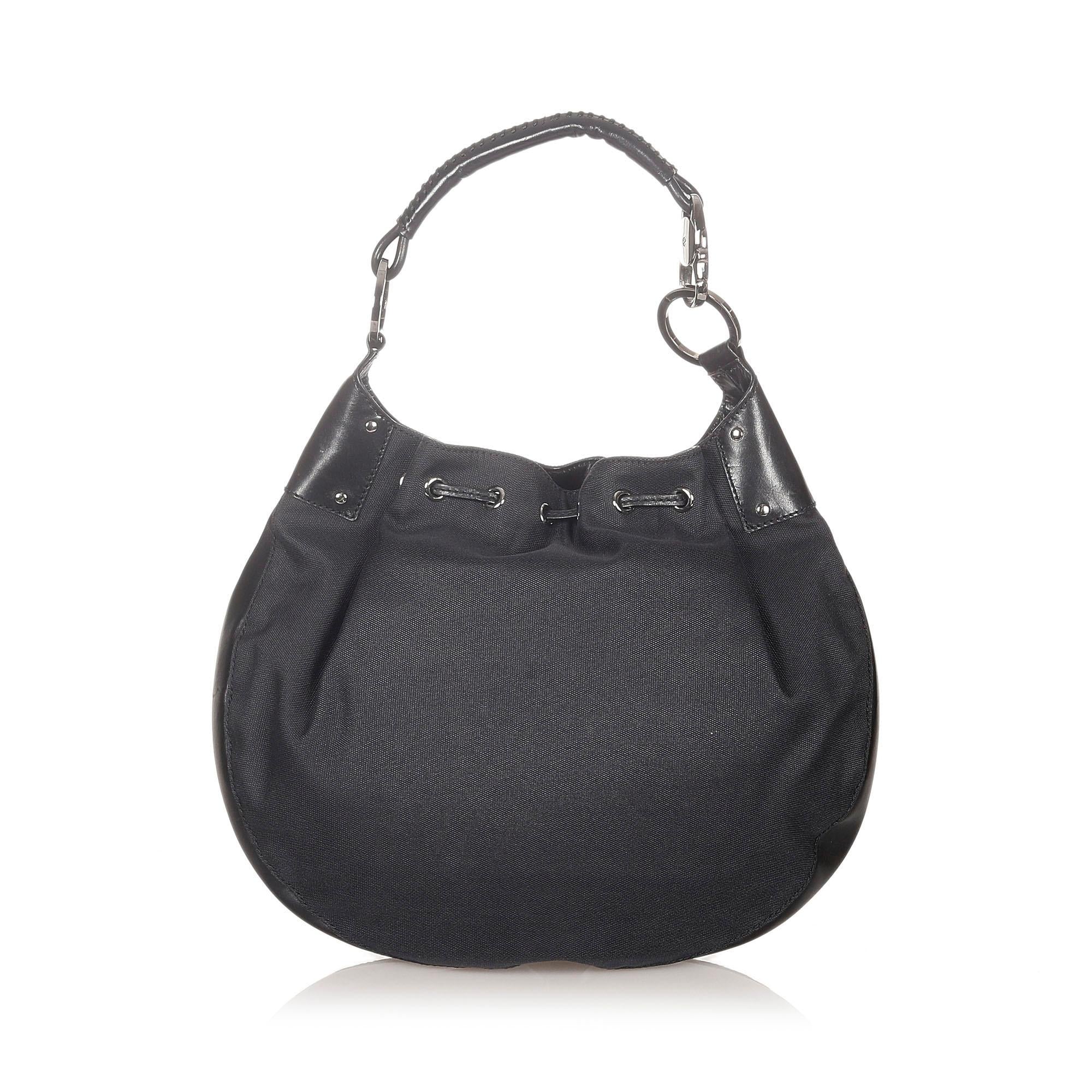 Gucci Canvas Drawstring Hobo Bag (SHG-32127)