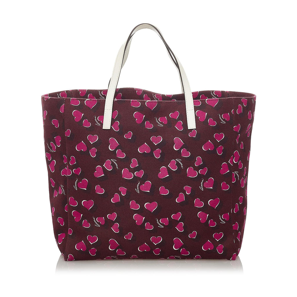 Gucci Canvas Heartbeat Tote Bag (SHG-28908)