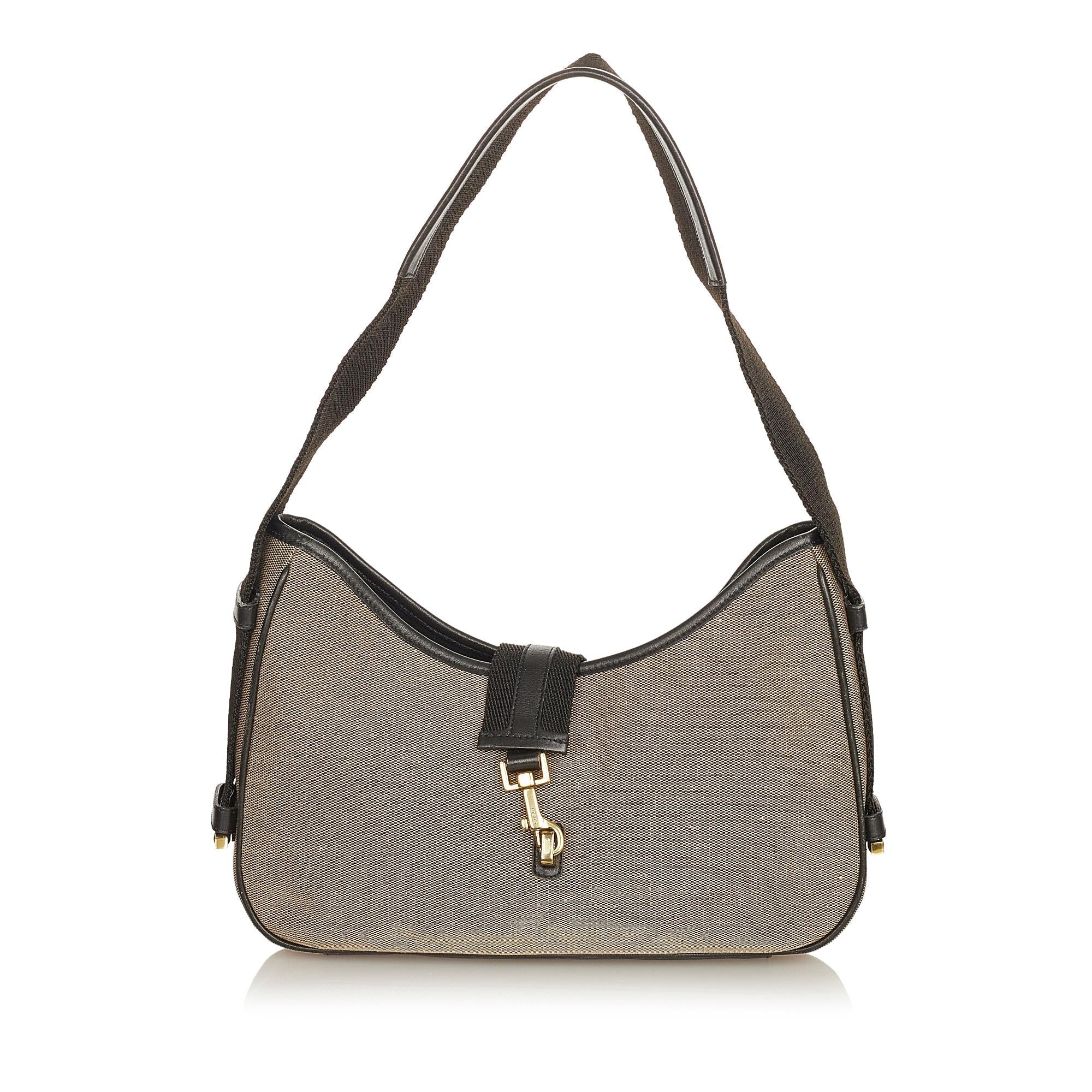 Gucci Canvas Shoulder Bag (SHG-31646)